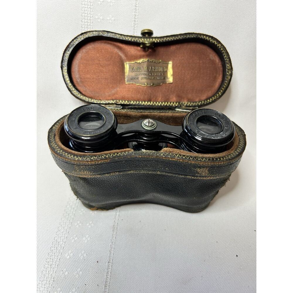 Antique Lemaire Fabt Paris Opera Glasses with Case - French Binoculars c. 1880's - Picture 16 of 16